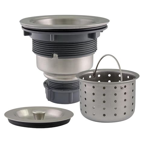 sink strainer basket|Strainer Kitchen Sink Strainers & Strainer Baskets